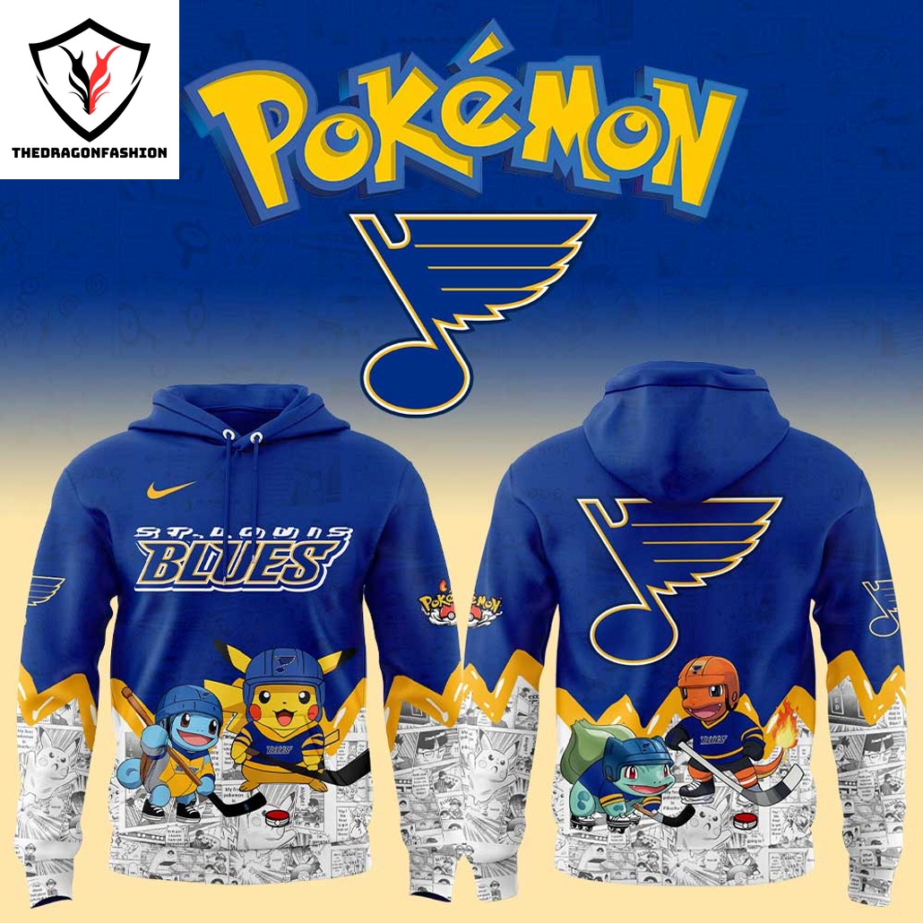 St. Louis Blues x Po kemon Go Design Hoodie St. Louis Blues x Po kemon Go Design Hoodie